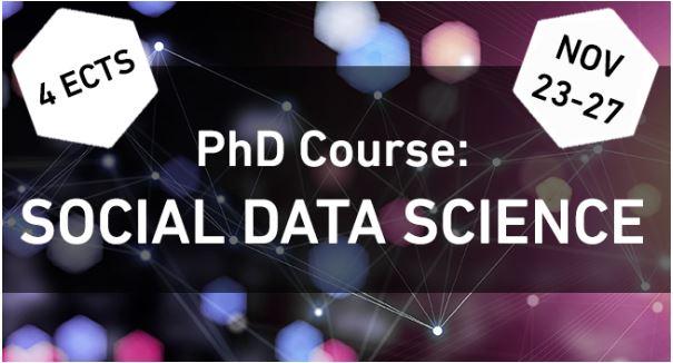 PHD COURSE: SOCIAL DATA SCIENCE - AN APPLIED INTRODUCTION TO MACHINE LEARNING